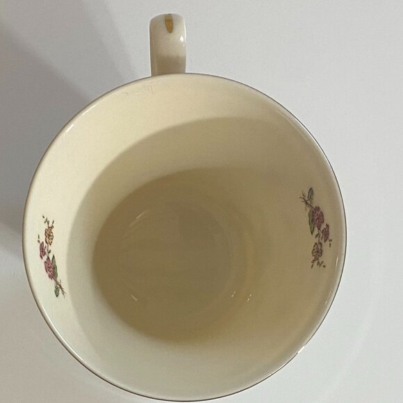 Gorham Fine China Secret Garden Teacup & Saucer Set and 6.5" Bread Plate - Picture 6 of 9